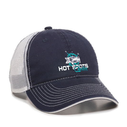 Hot Spots Logo N/W Unstructured Hat